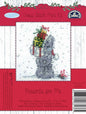 DMC Me to You Christmas Tatty Teddy Cross Stitch Mini Kit - Presents for Me by DMC - hanrattycraftsgifts.co.uk