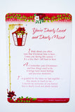 You're Dearly Loved and Dearly Missed Grave Card Decoration Memorial Remembrance - hanrattycraftsgifts.co.uk