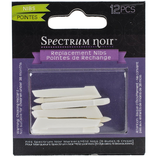 Crafters Companion Spectrum Noir Replacement Nibs, Multi-Colour, 8.25 x 6.98 x 1.27 cm - hanrattycraftsgifts.co.uk