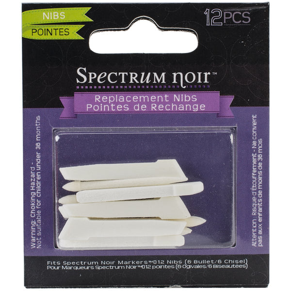 Crafters Companion Spectrum Noir Replacement Nibs, Multi-Colour, 8.25 x 6.98 x 1.27 cm - hanrattycraftsgifts.co.uk