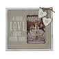Love Story Wooden Frame "True Love Story" 4" x 6" - hanrattycraftsgifts.co.uk