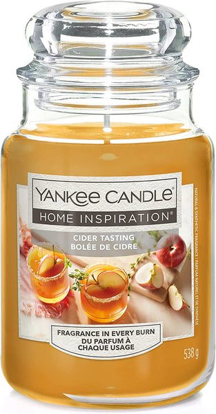 Yankee Candle - Home Inspiration, Candle  Apple Cider Fragrance, Apple Cider,