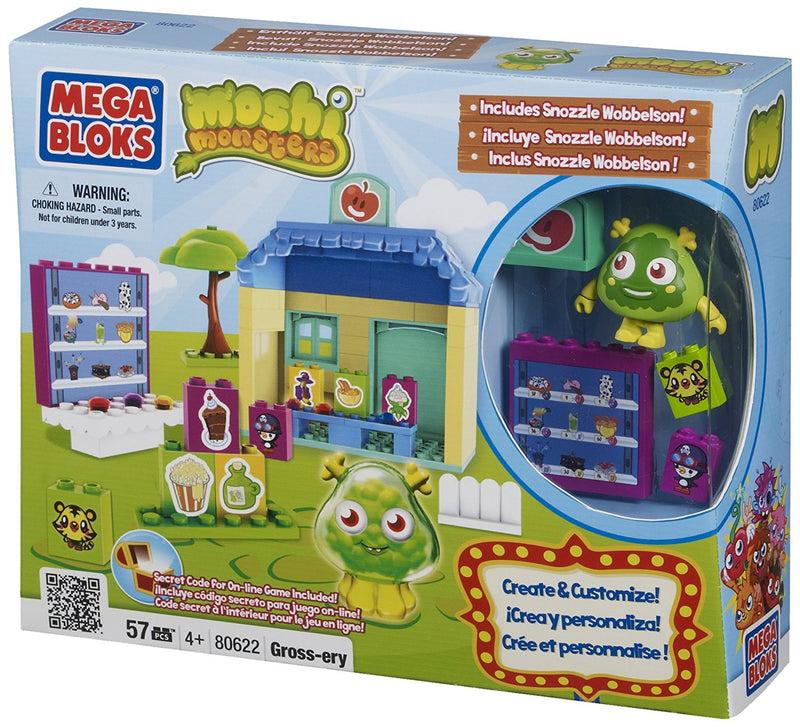 Mega Bloks Moshi Monsters Buildable Gross-ery Store - hanrattycraftsgifts.co.uk