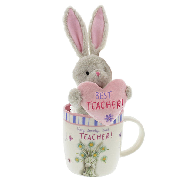 Teacher Mug with Bebunni Rabbit - hanrattycraftsgifts.co.uk