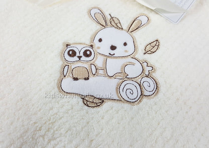 Baby Boys Girls Soft Touch Waffle Blanket Wrap In Multi Colours - hanrattycraftsgifts.co.uk