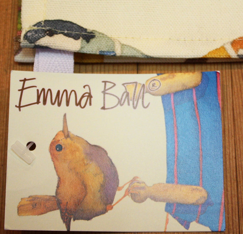 Emma Ball Garden Birds cotton Tea Towel - hanrattycraftsgifts.co.uk