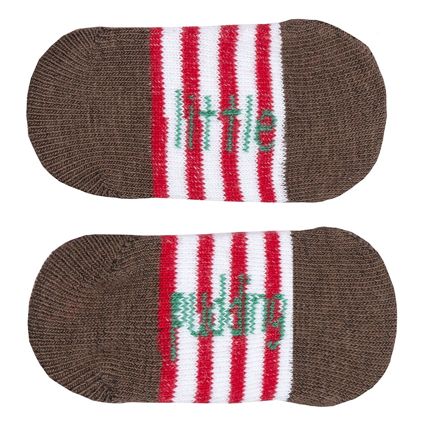 Babytown Festive Christmas Baby Cotton Rich Socks in Tote Bag - hanrattycraftsgifts.co.uk