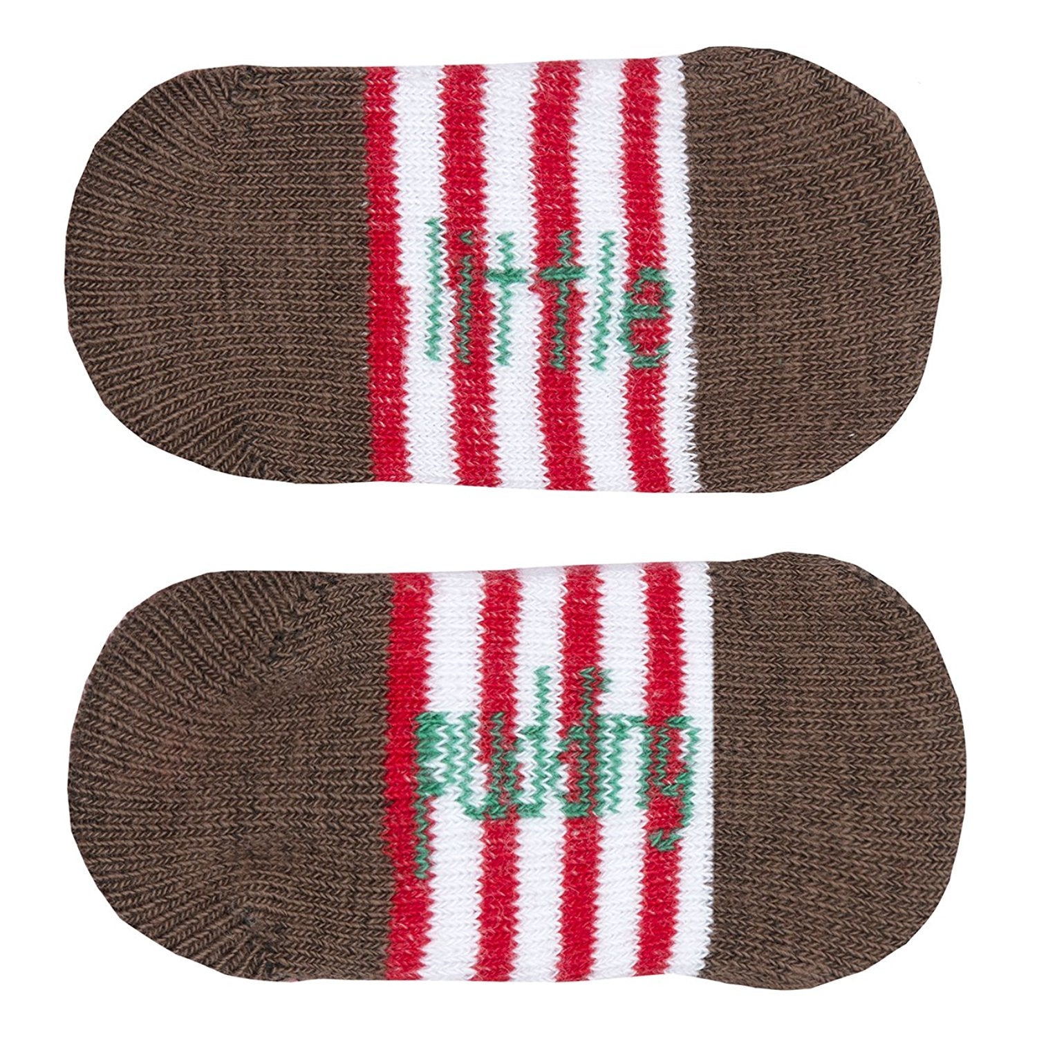 Babytown Festive Christmas Baby Cotton Rich Socks in Tote Bag - hanrattycraftsgifts.co.uk