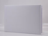 CLUB GREEN Guest Book In PVC Box, White, 245 x 170 mm - hanrattycraftsgifts.co.uk