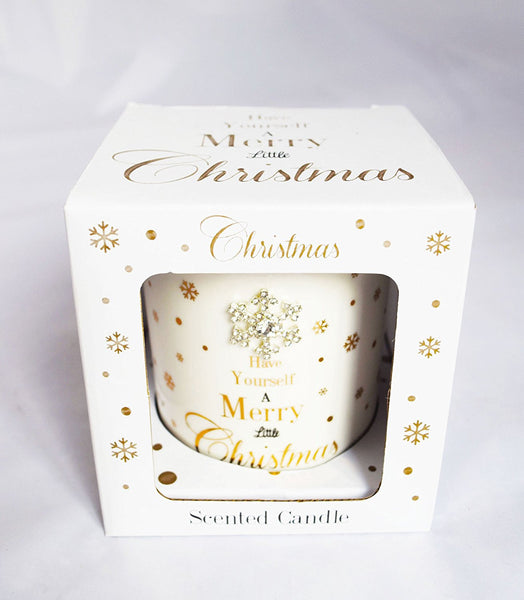 Christmas Scented Candle - hanrattycraftsgifts.co.uk