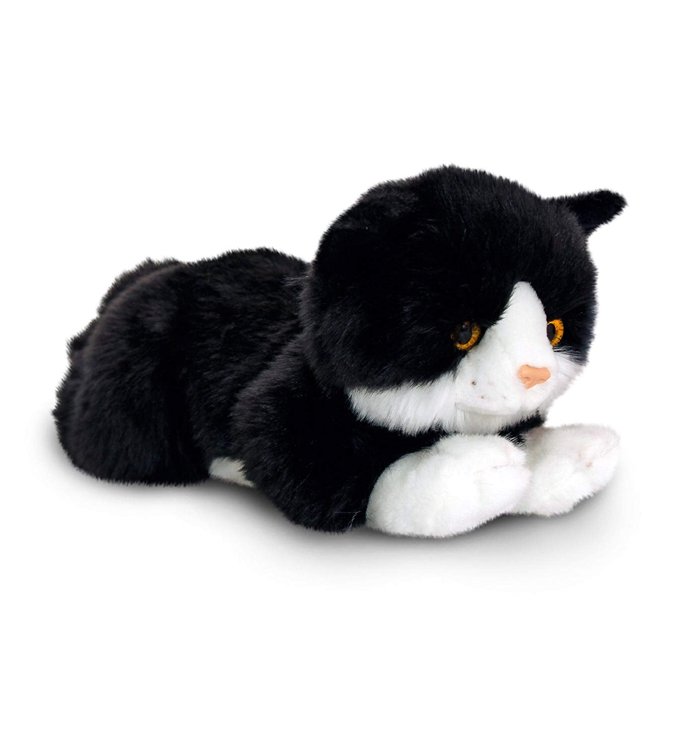 Keel Toys Smudge Black Cat - hanrattycraftsgifts.co.uk