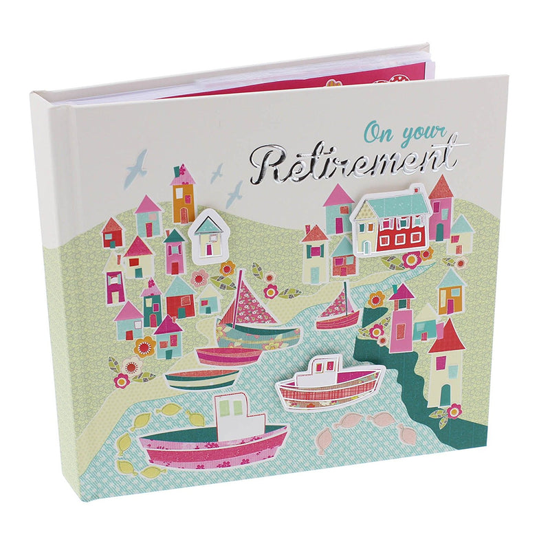 Laura Darrington On your Retirement Photo Album 4" x 6" x 50 Photos - hanrattycraftsgifts.co.uk