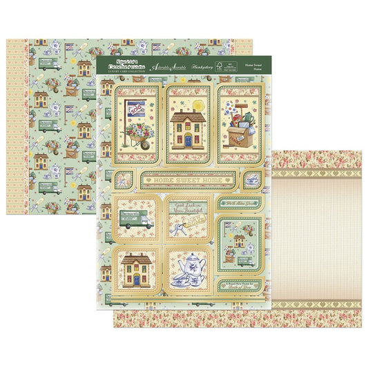 Hunkydory Crafts Hunkydory Celebrations A4 Topper Set-Home, Sweet, Home, Other, Multicoloured - hanrattycraftsgifts.co.uk