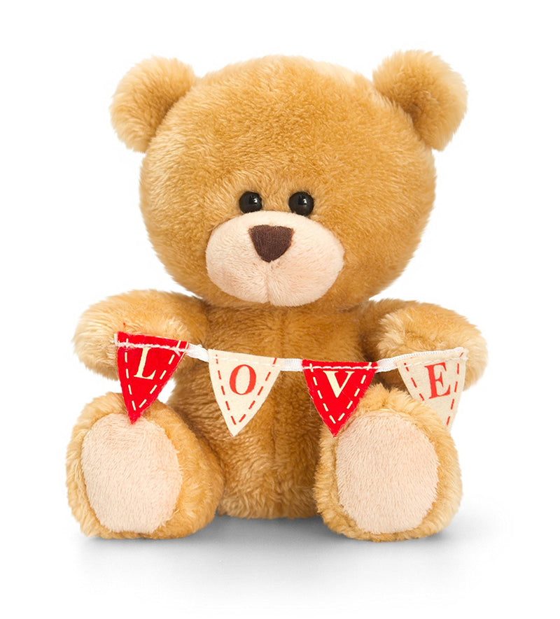 Keel 20cm Mini Valentines Bear assortment ONE PROVIDED AT RANDOM UNLESS SPECIFIED - hanrattycraftsgifts.co.uk