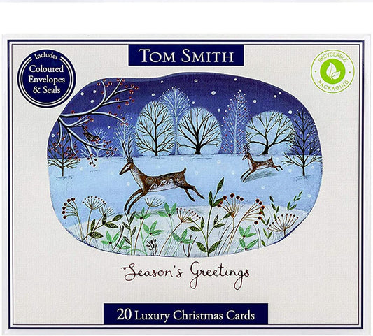 Tom Smith – Christmas Cards  Card Set in a Box| Winter Nights in a Box