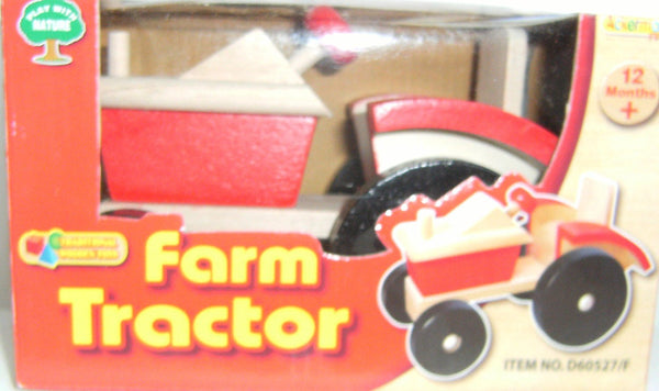 Traditional Wood and Fun Farm Tractor - hanrattycraftsgifts.co.uk
