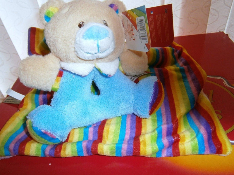 baby keel rainbow rattle & comfort blanket - hanrattycraftsgifts.co.uk