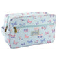 Lesser and Pavey Jennifer Rose Wipe Clean Laminated Canvas Butterfly Paradise Large Wash Bag Cosmetics Bag Toiletry Bag - hanrattycraftsgifts.co.uk