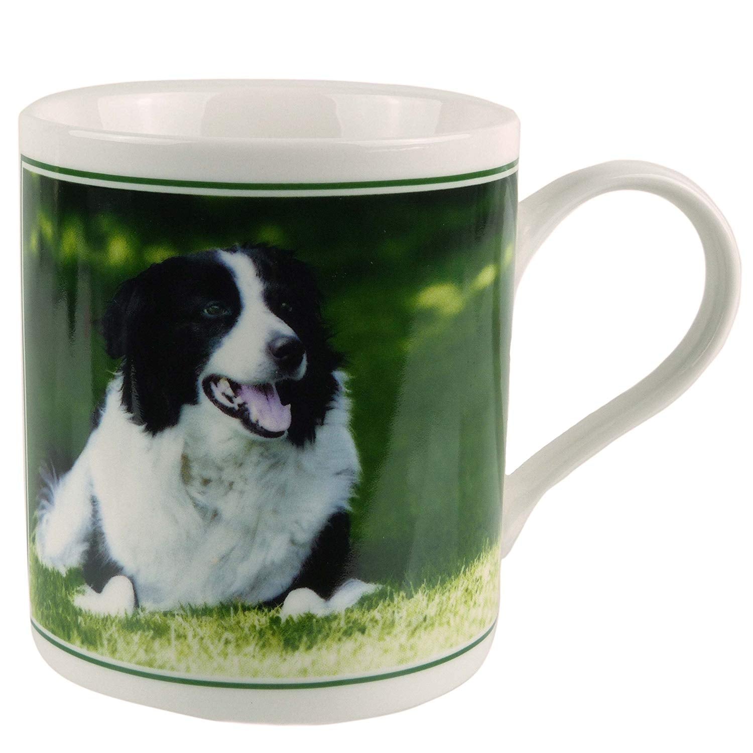 Fine China Collie MUG/CUP by Cachet Farmyard Collection Sheep Dog Gift Boxed - hanrattycraftsgifts.co.uk