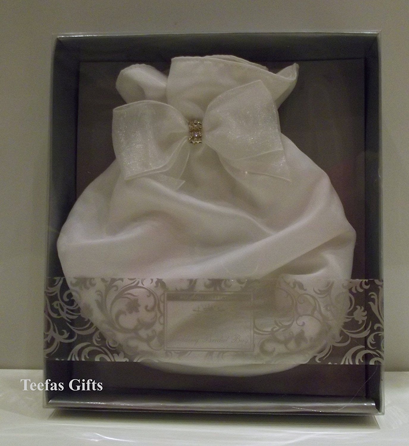 White Matt Satin Wedding Bridal Bag - White Matt Satin Holy Communion Dolly Bag. - hanrattycraftsgifts.co.uk