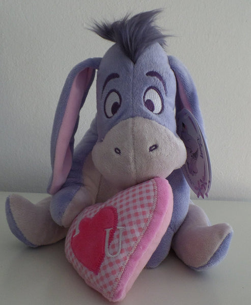 Plush Donkey Eeyore with Heart - Walt Disney - 25 cm - hanrattycraftsgifts.co.uk