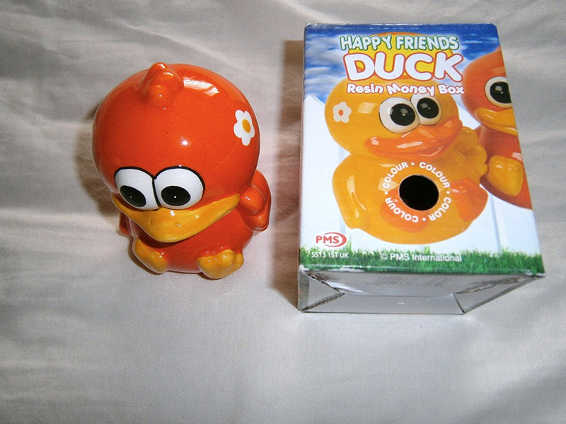 happy friends duck resin novelty money box - hanrattycraftsgifts.co.uk