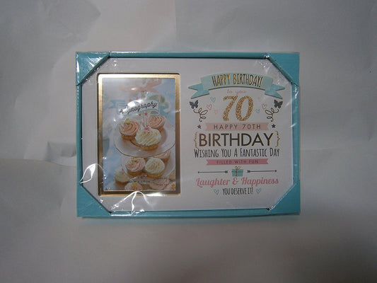 signography birthday frame 70 - hanrattycraftsgifts.co.uk