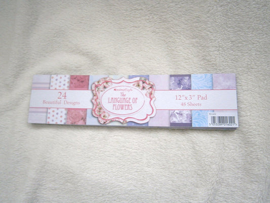 the language of flowers 12x3 pad 48sheets - hanrattycraftsgifts.co.uk