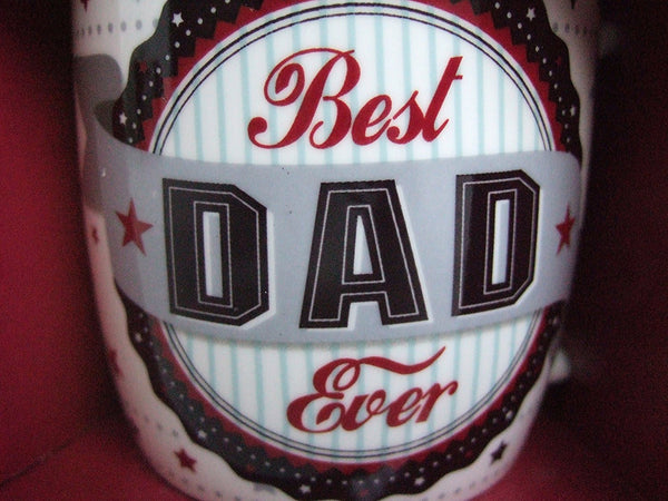 "Best Dad Ever" Vintage Style Sentimental Mug - hanrattycraftsgifts.co.uk