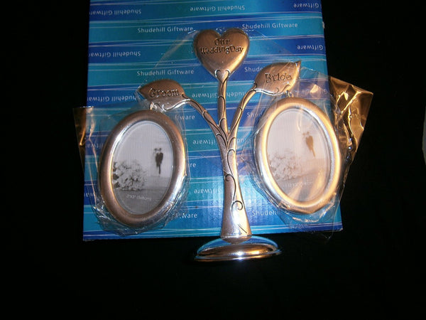 our wedding tree silver plated frame - hanrattycraftsgifts.co.uk