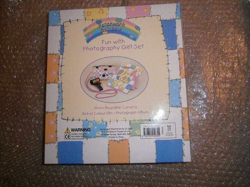 patch work rainbow fun with photography gift set - hanrattycraftsgifts.co.uk