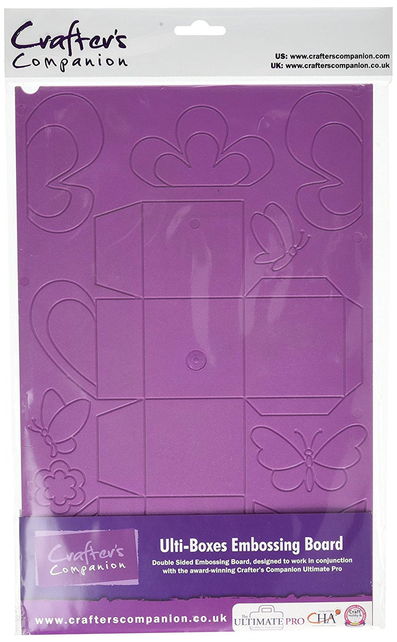 Crafter's Companion Ulti-Boxes Ultimate Pro Embossing Board, Purple - hanrattycraftsgifts.co.uk