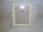 the leonardo collection 6 x8 hearts cream diamontes in corners frame - hanrattycraftsgifts.co.uk