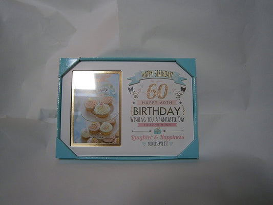 signography birthday frame 60 - hanrattycraftsgifts.co.uk