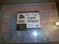 paper shapes vintage print ovals,circles squares,triangles ,rings 2000 pieces (approx) - hanrattycraftsgifts.co.uk