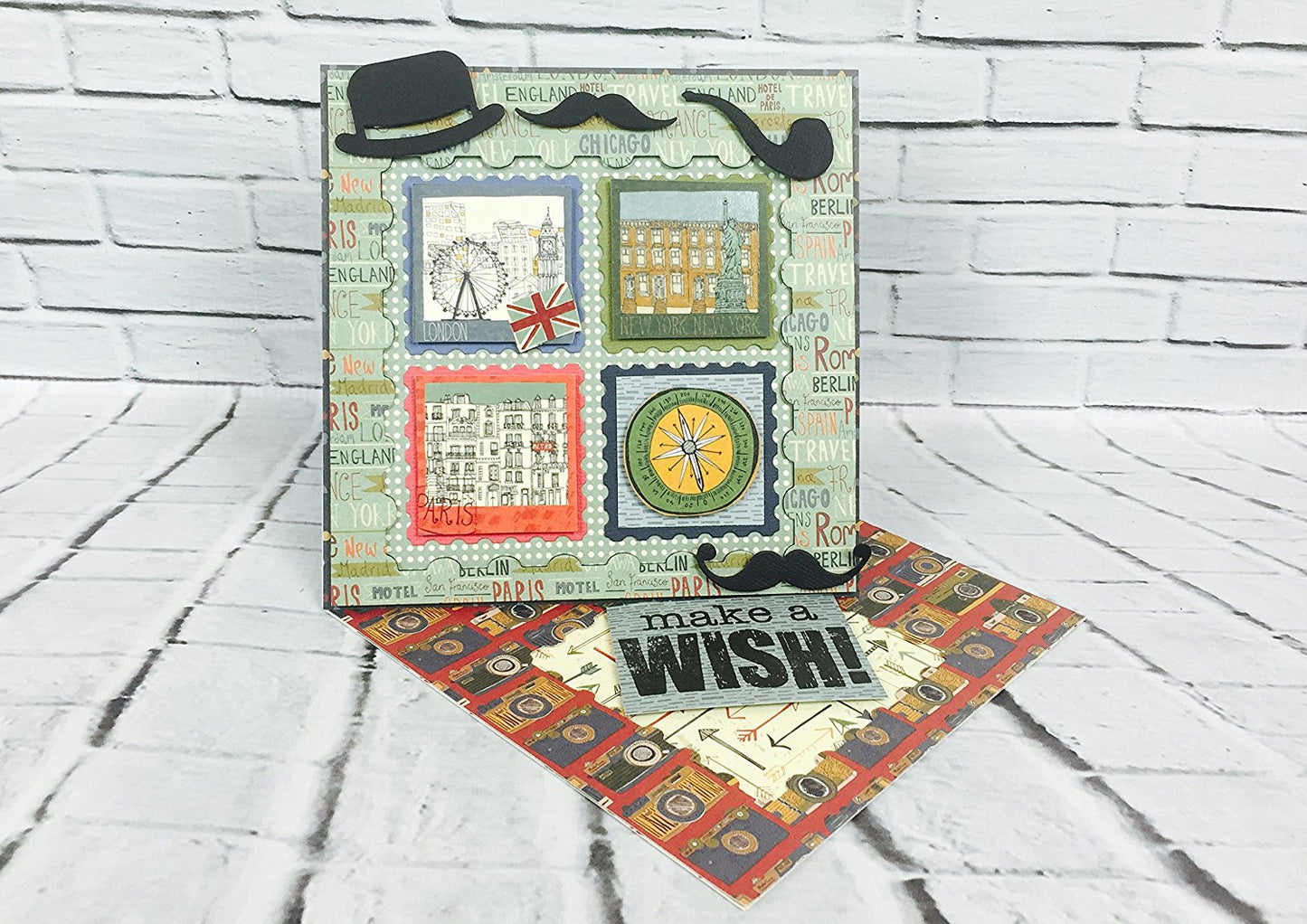 First Edition 12 x 12-Inch FSC "Travel Notes" Paper Pad - hanrattycraftsgifts.co.uk