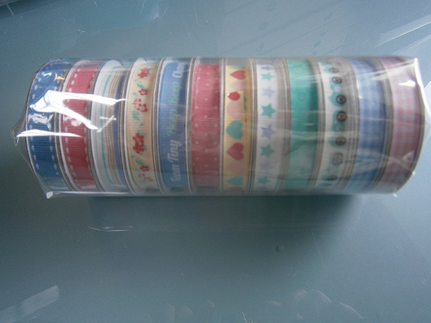 mixed creative ribbons tatty teddy 12 pack - hanrattycraftsgifts.co.uk
