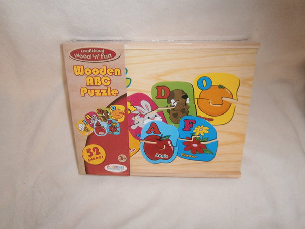 wooden abc puzzle 52 pieces in box - hanrattycraftsgifts.co.uk
