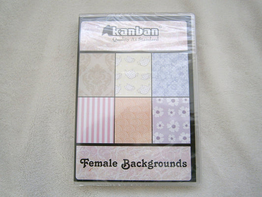 female backgrounds backing paper cd - hanrattycraftsgifts.co.uk