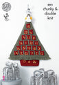 King Cole  knitting pattern Advent Tree and Angels in King Cole Chunky and DK