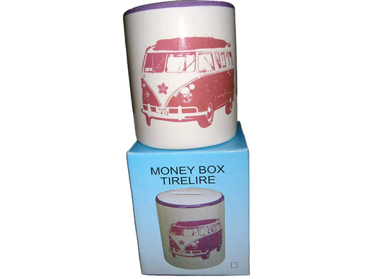 camper van money box tirelire choice colours red blue green one supplied - hanrattycraftsgifts.co.uk