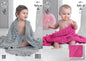 King Cole 4211 Knitting Pattern Baby Shawls to knit in King Cole 4 Ply or DK - hanrattycraftsgifts.co.uk