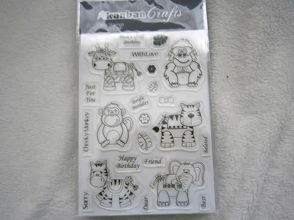 kanban clear stamps birthdays - hanrattycraftsgifts.co.uk