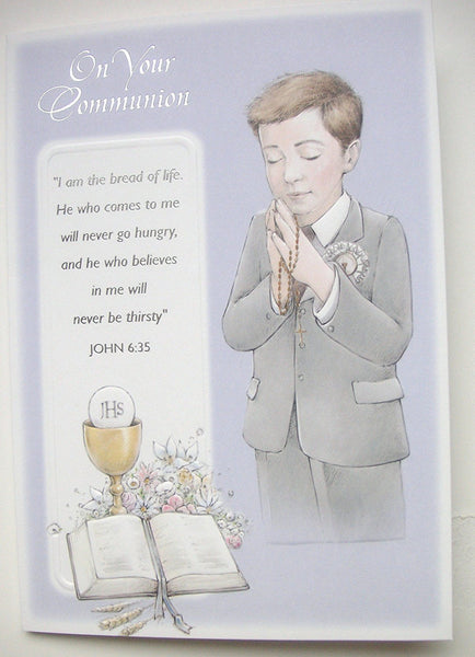 On your Communion Grandson HSC236 - hanrattycraftsgifts.co.uk