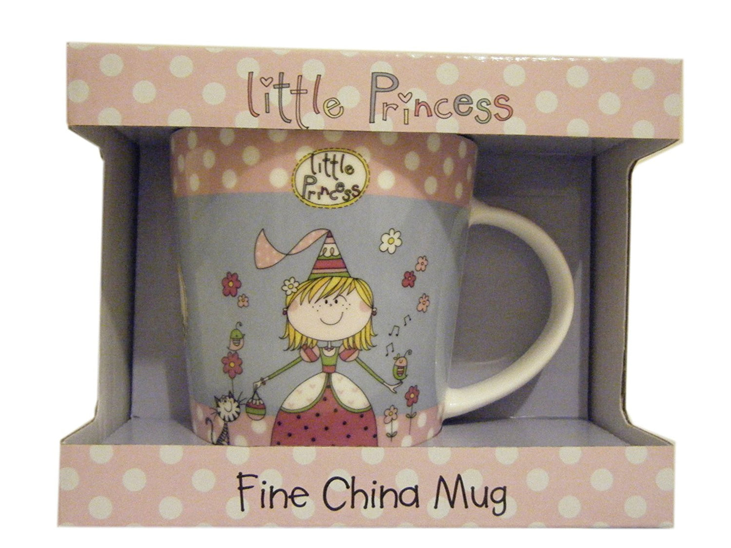 Rachel Ellen Designs Little Princess Fine China Mug - hanrattycraftsgifts.co.uk