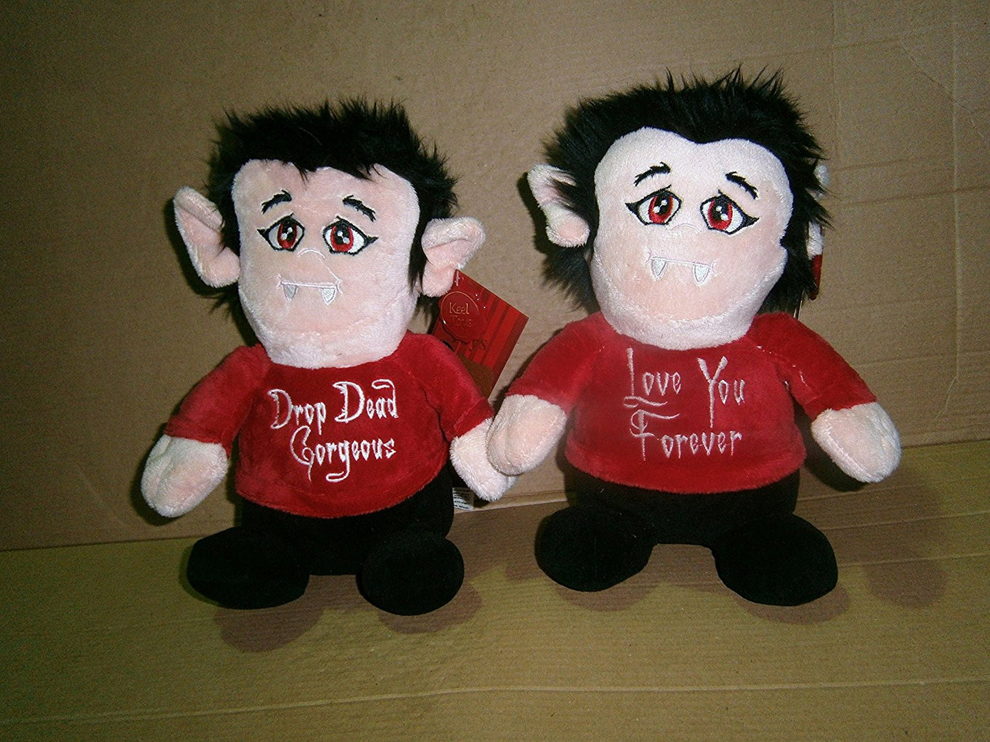keel toys 25cm vampires choice slogans one supplied from stock - hanrattycraftsgifts.co.uk