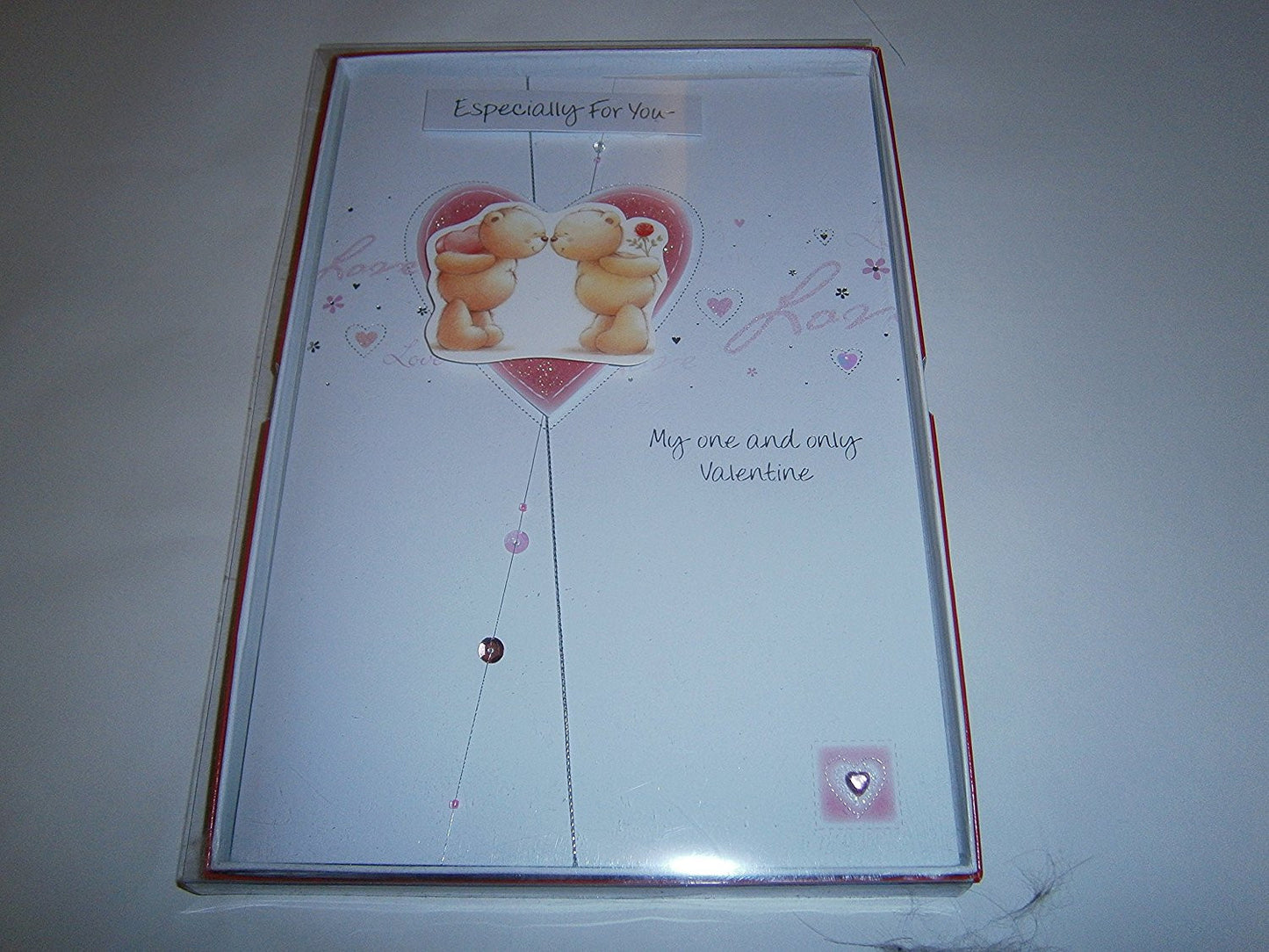 especially for youhappy valentines day boxed card my one and only valentine - hanrattycraftsgifts.co.uk