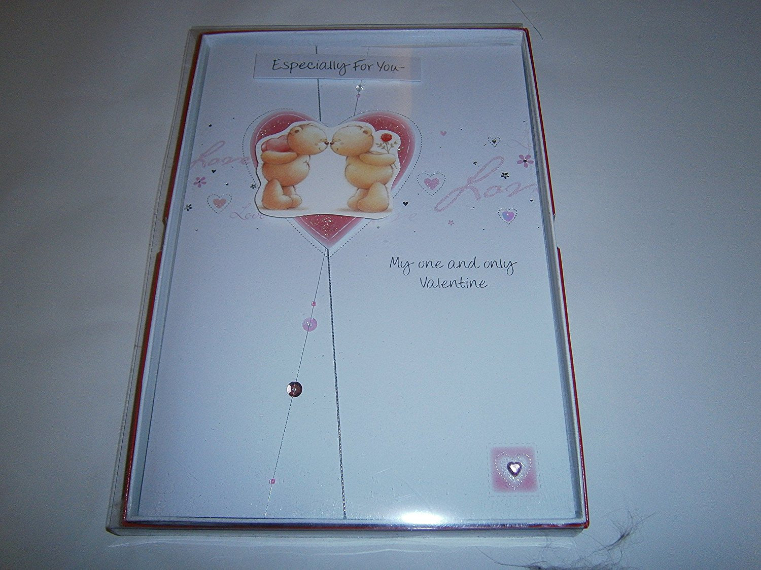 especially for youhappy valentines day boxed card my one and only valentine - hanrattycraftsgifts.co.uk