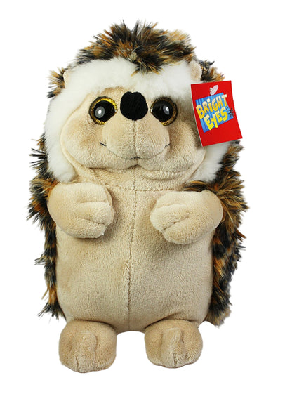 Bright Eyes Hedgehog, Kids Stuffed Cuddly Toy and Decorative Home Accessory, 22x12cm Approx - hanrattycraftsgifts.co.uk