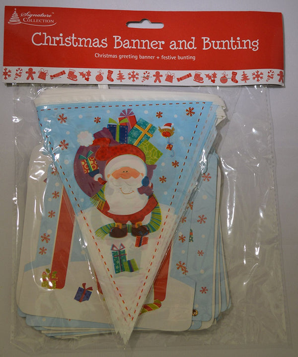 Christmas Banner and bunting - hanrattycraftsgifts.co.uk